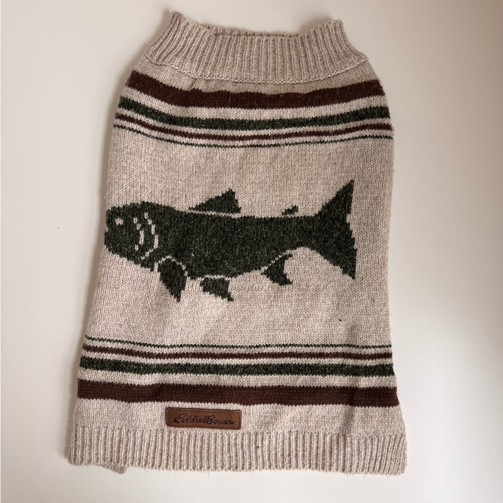 Eddie Bauer Salmon Dog Sweater